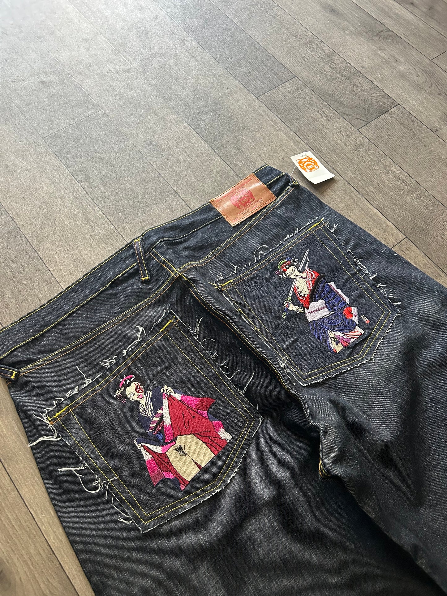 2000’s RMC Evisu Style Explicit Embroidery Denim (size 38)