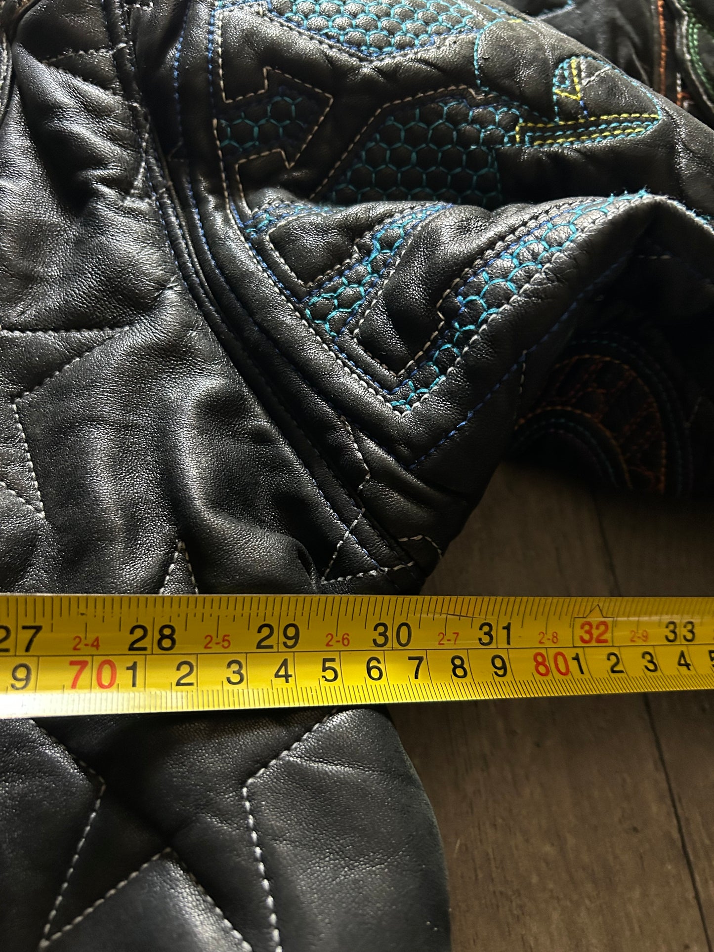 1990βs Marc Buchanan Pelle Pelle Limited Edition Basketball Leather Jacket (size 56)