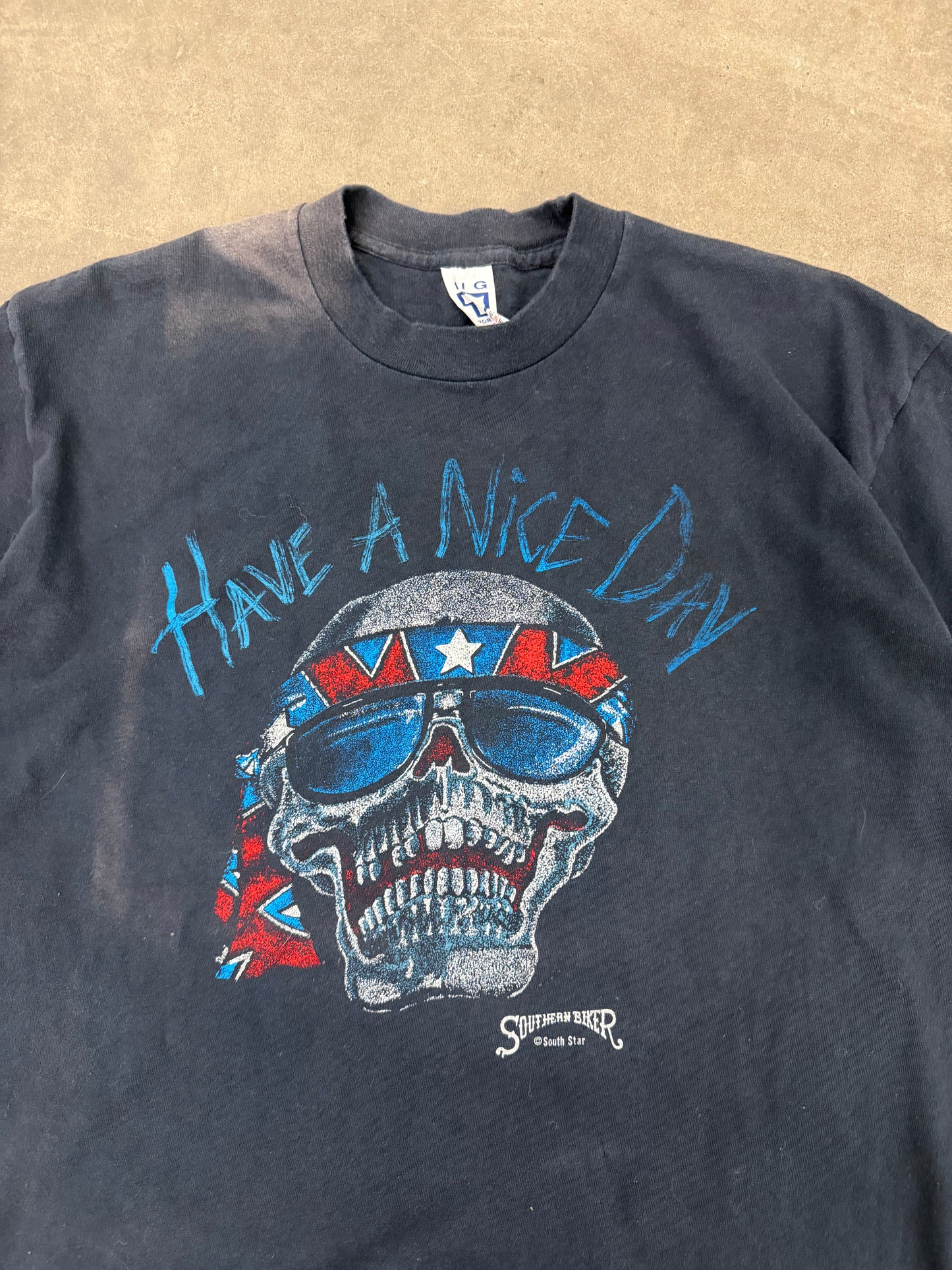 1990’s Southern Biker “Have A Nice Day” Shirt (XL)