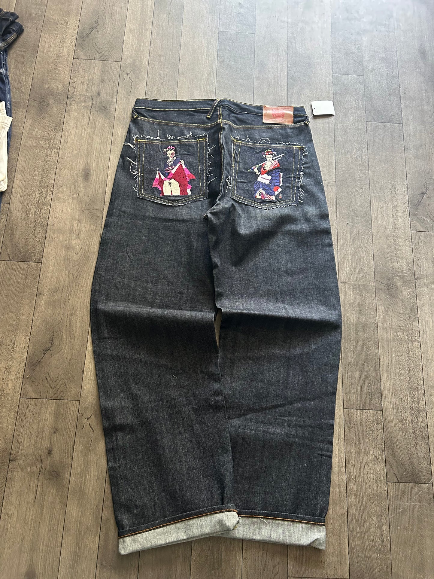 2000’s RMC Evisu Style Explicit Embroidery Denim (size 38)