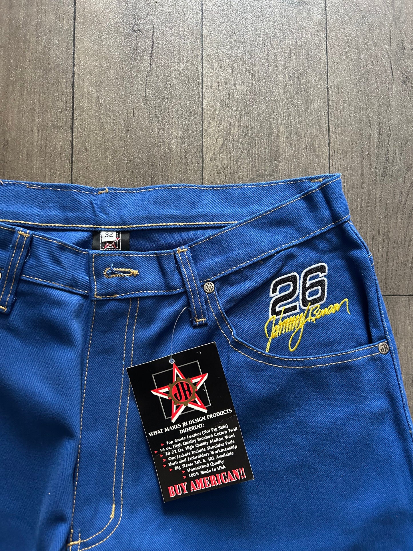 1990’s Cheerios NASCAR Wide-Leg Denim Jeans RARE (size 36)