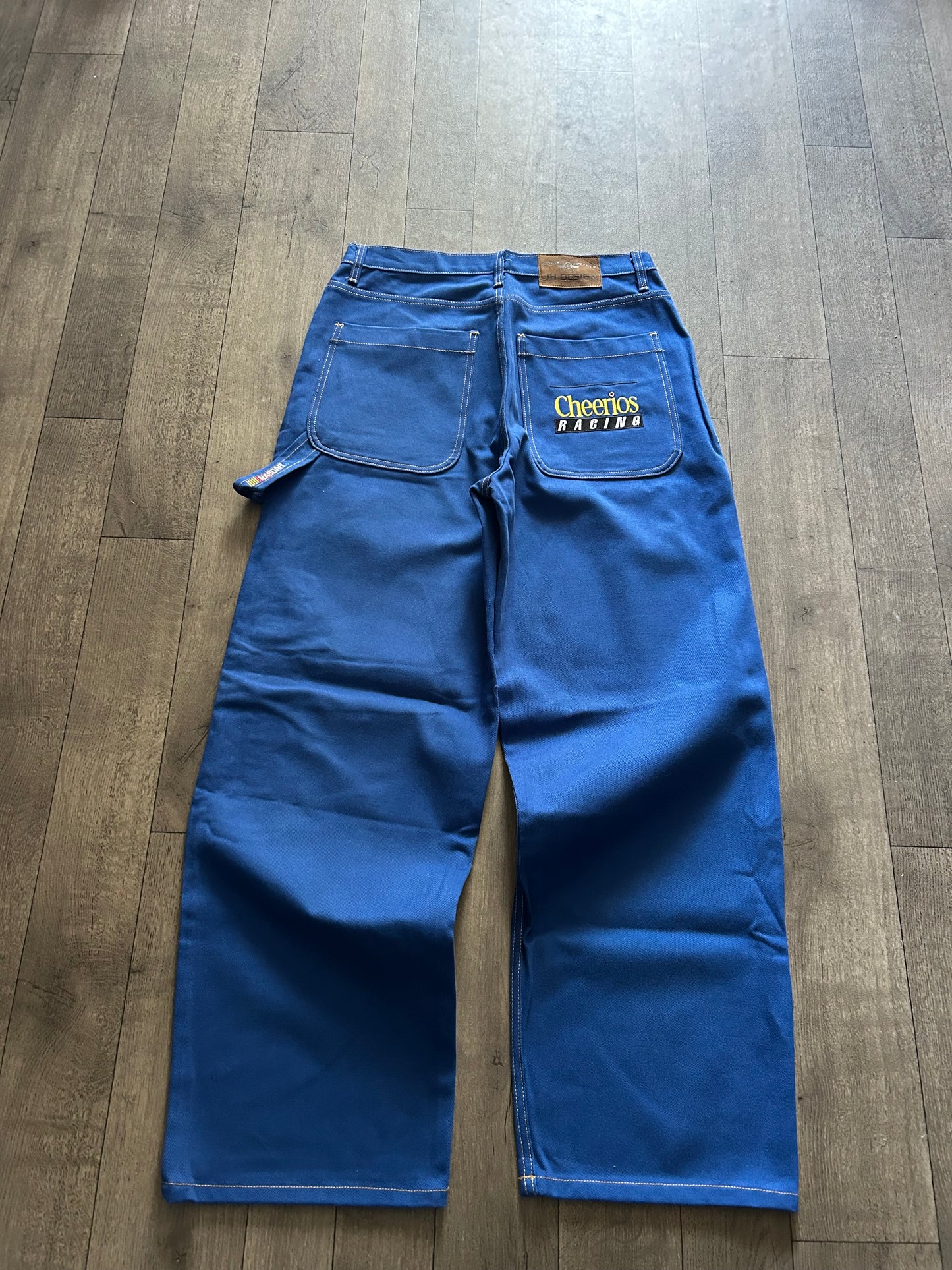 1990’s Cheerios NASCAR Wide-Leg Denim Jeans RARE (size 36)