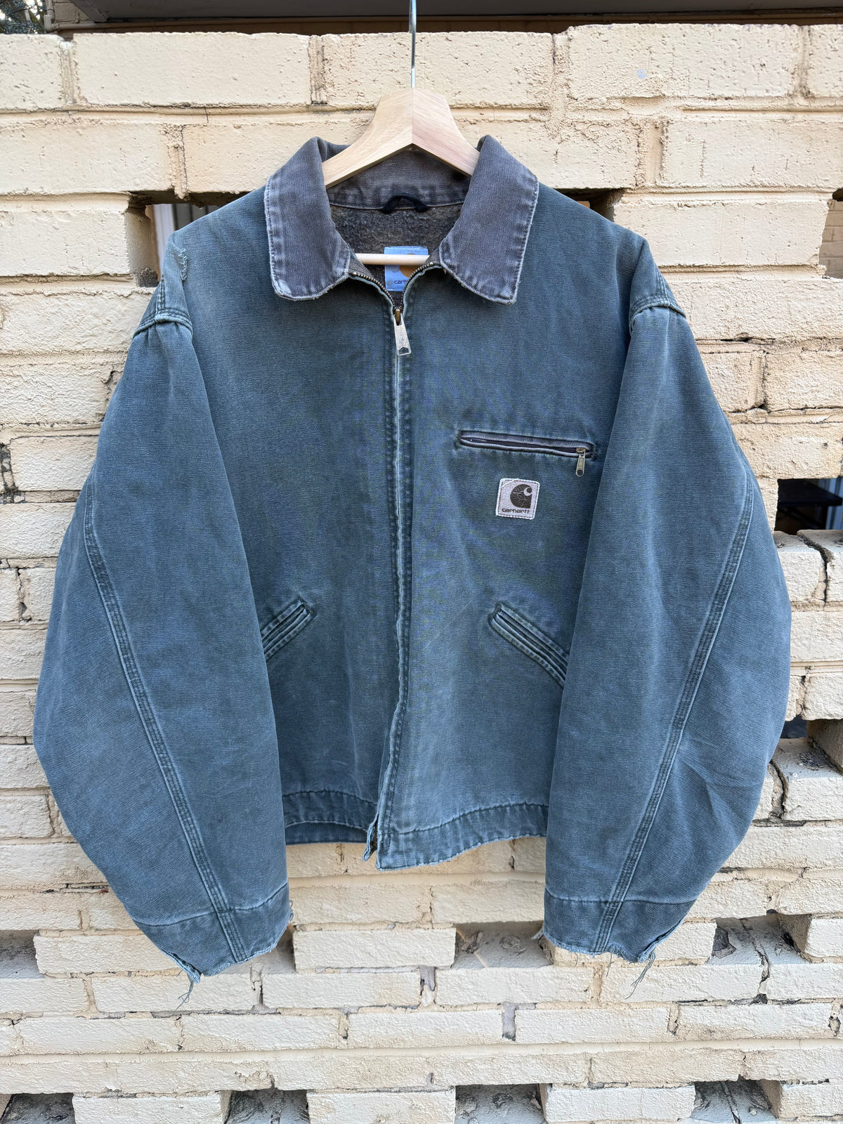 90’s Carhartt Detroit J97 in Moss Green (X-Large)