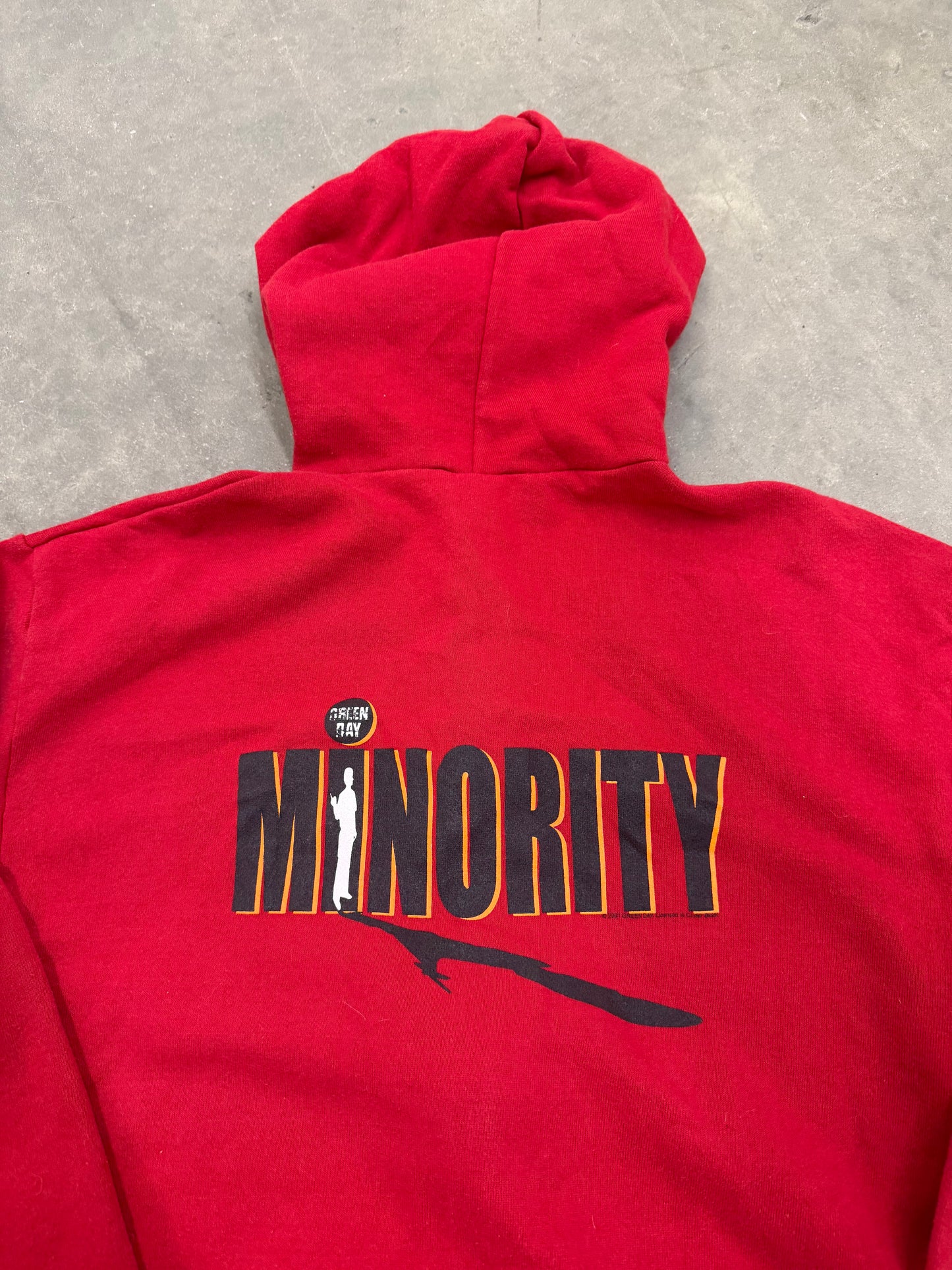 00’s Green Day Minority RARE Zip-Up Hoodie (Large)
