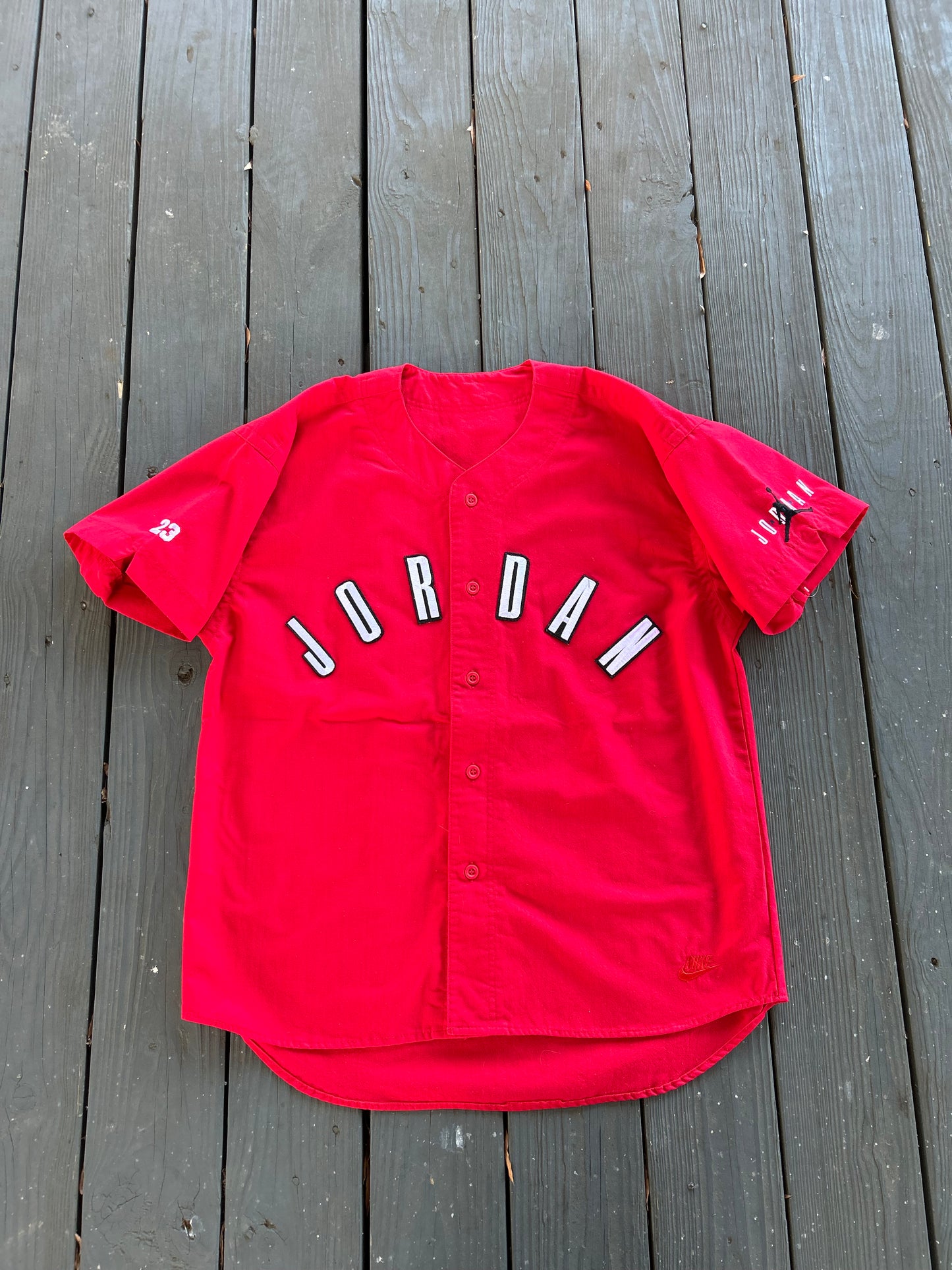 1990’s Authentic Nike Air Michael Jordan NBA Baseball Jersey (Large)