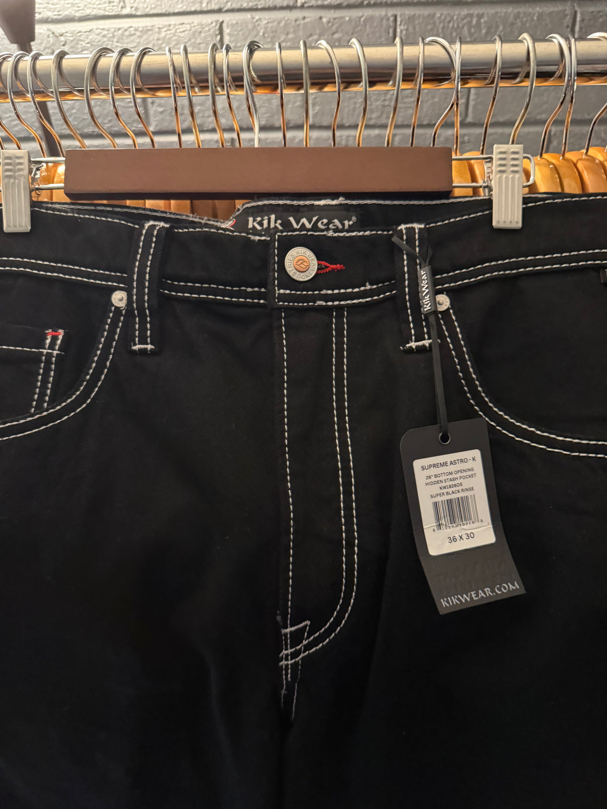 Kikwear Skateboard Baggy Denim Jeans 36x30