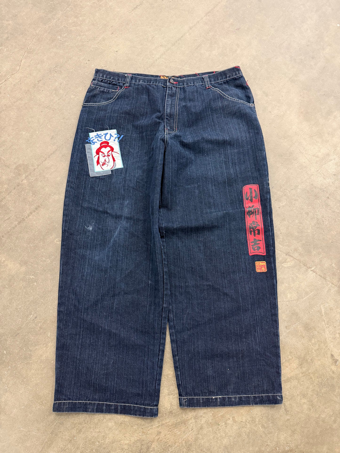 2000’s Raw Blue Japanese Embroidery Denim (40x32)
