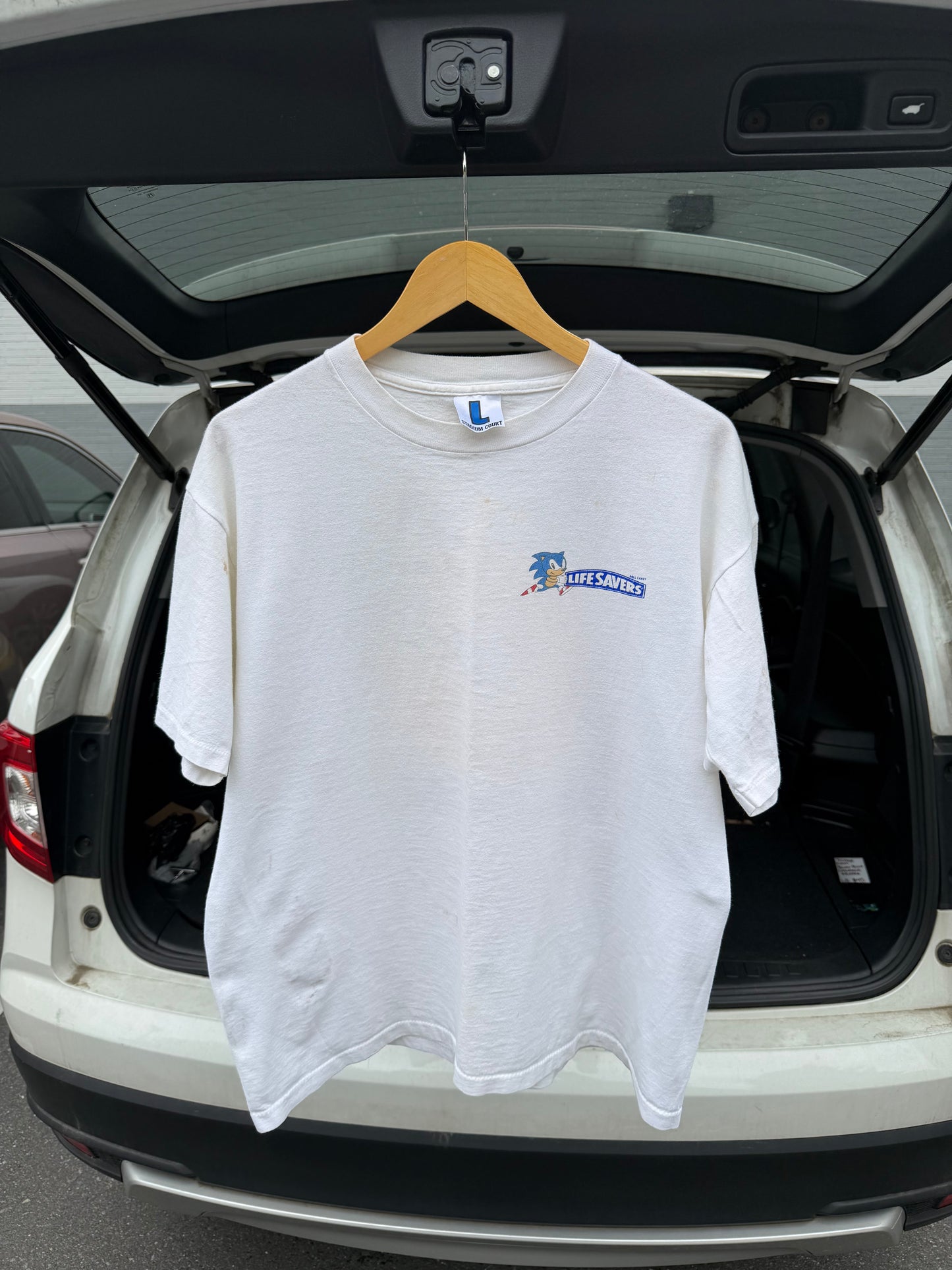 1993 Sonic Spinball Sega Genesis Promo Shirt (Large)