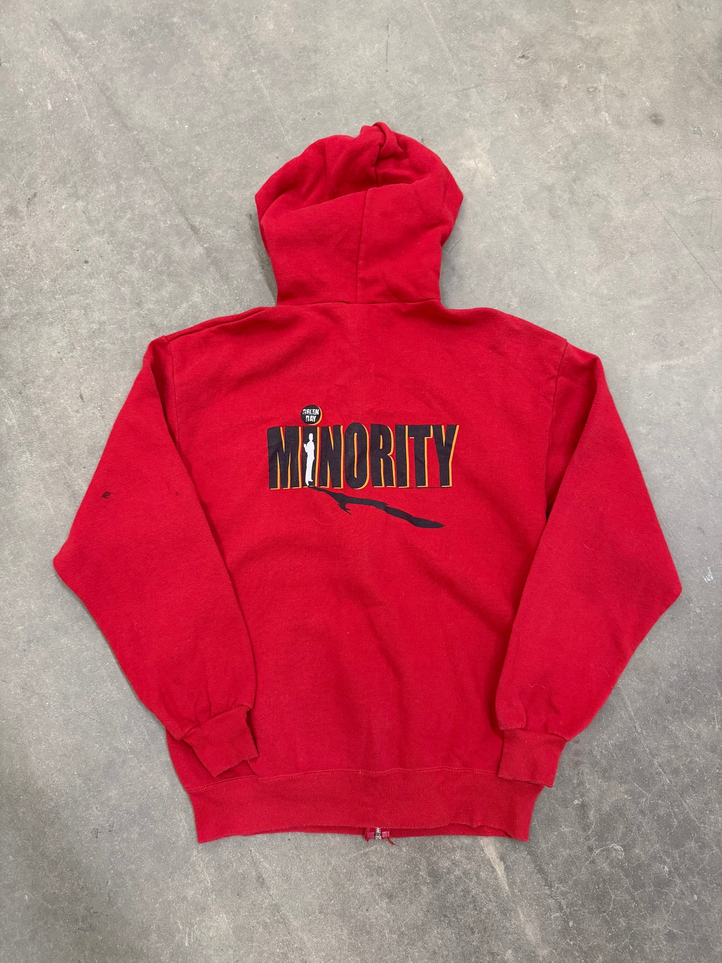 00’s Green Day Minority RARE Zip-Up Hoodie (Large)