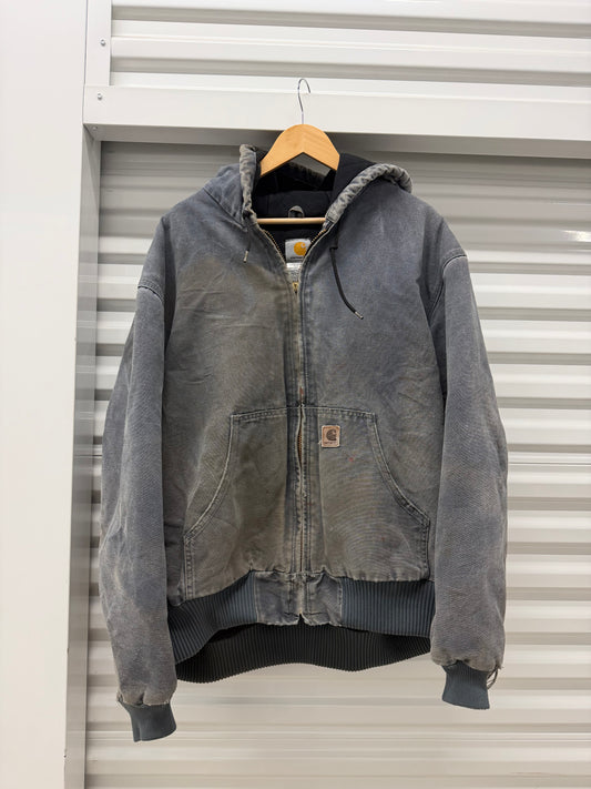 00s Distressed Carhartt Jacket Thrashed Gray (XXL)