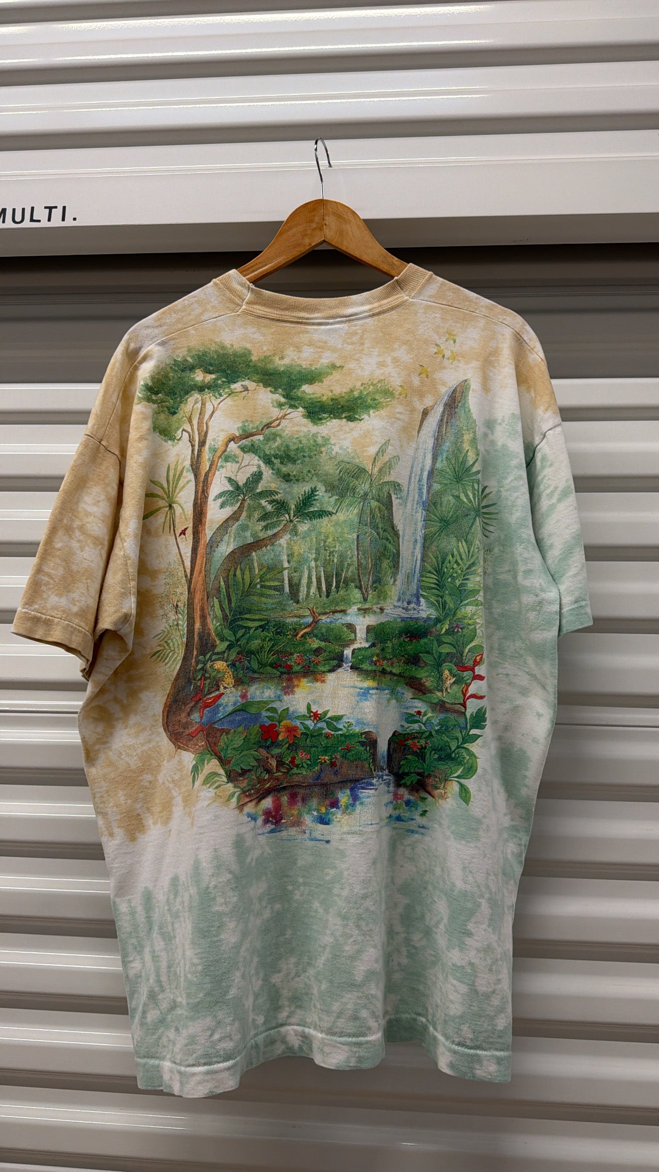 1991 Liquid Blue Rainforest Tee (XXL)