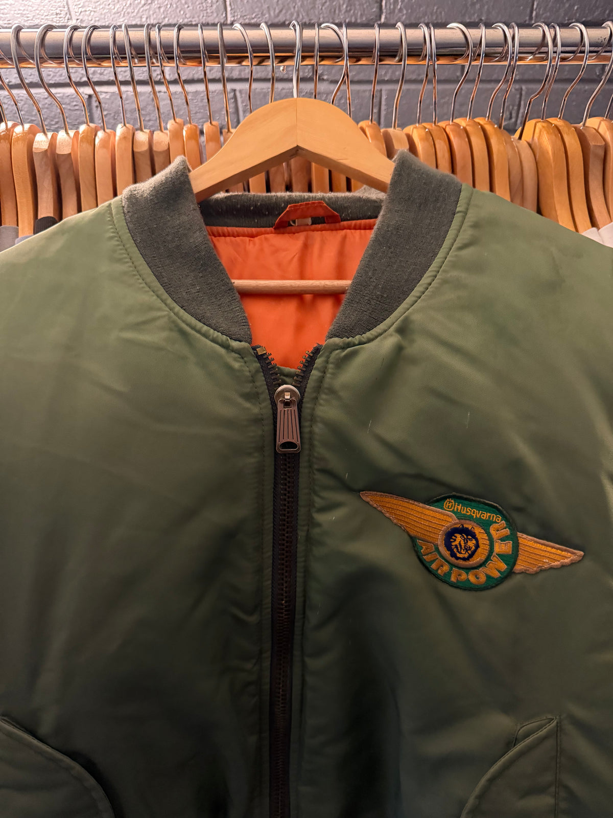 70’s Air Power Hasqvarna Bomber Jacket (M)