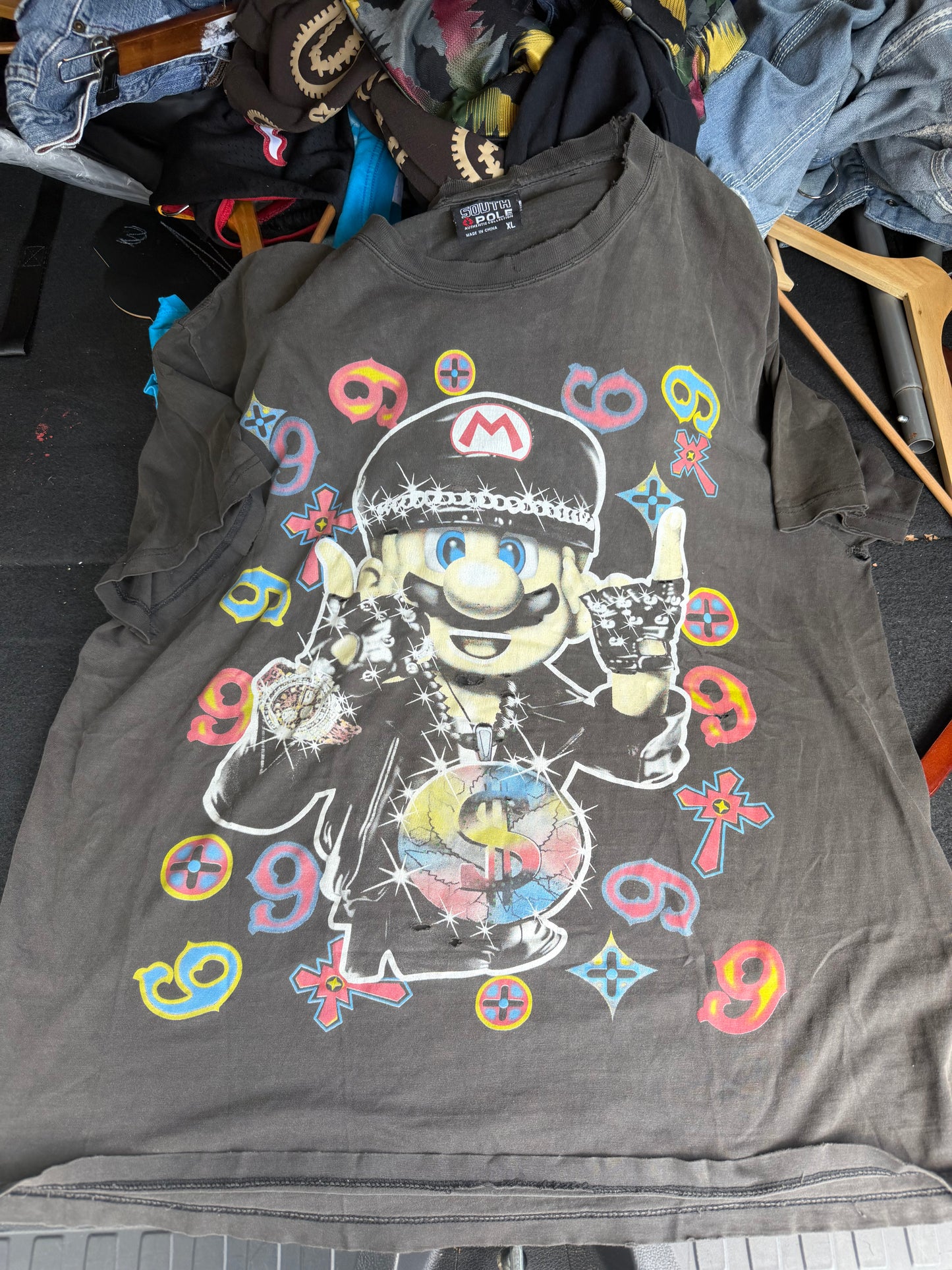 00s SouthPole “Hood Mario” Grail T-Shirt (X-Large)