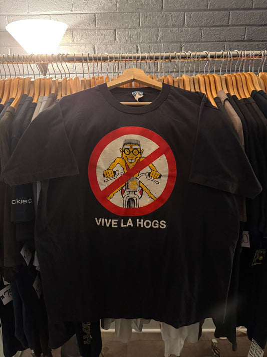 1989 “Vive La Hogs” Rats Hole Shirt Vintage