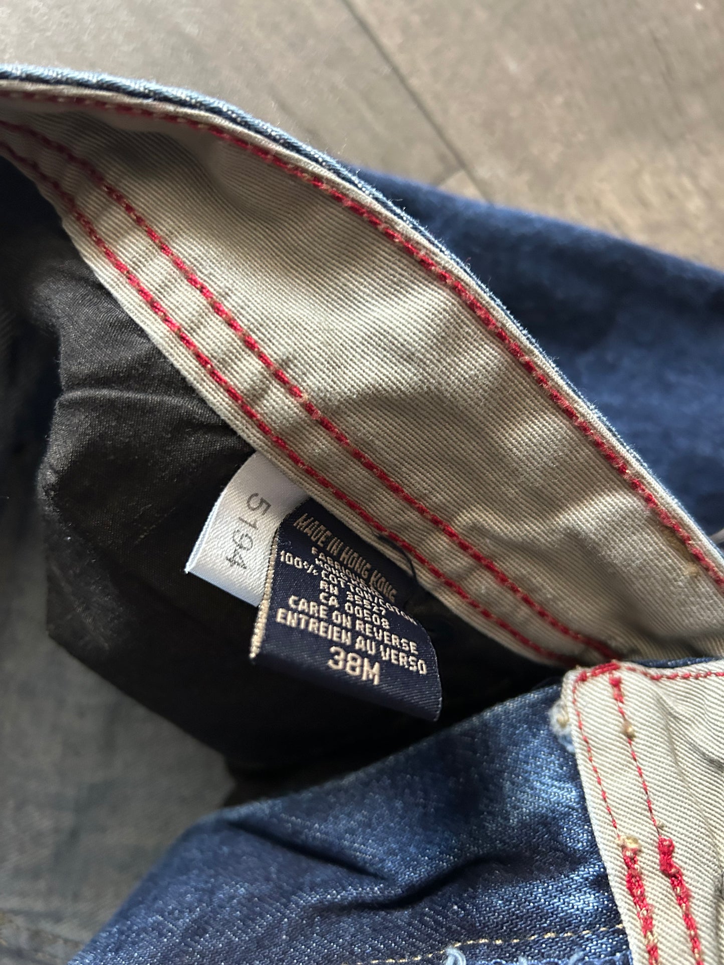 2000’s Girbaud “Back X Patch” Denim Jeans (size 38)