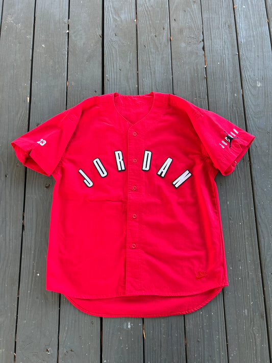1990’s Authentic Nike Air Michael Jordan NBA Baseball Jersey (Large)