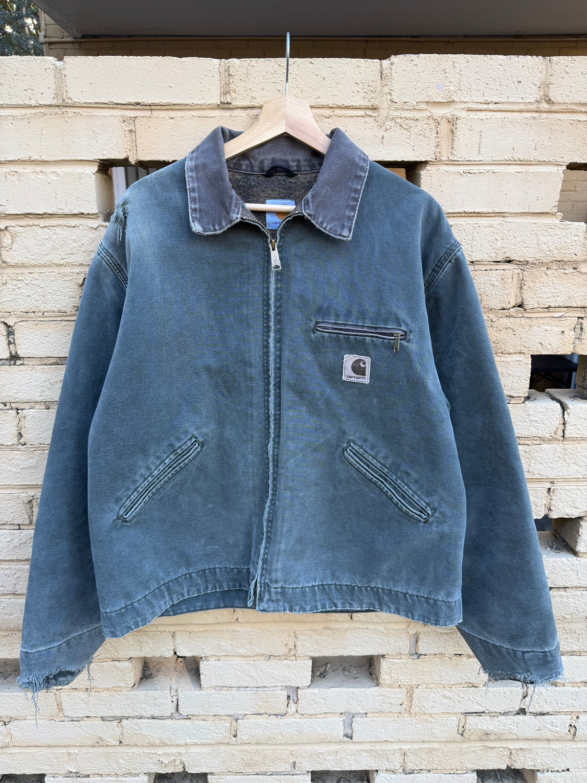 90’s Carhartt Detroit J97 in Moss Green (X-Large)