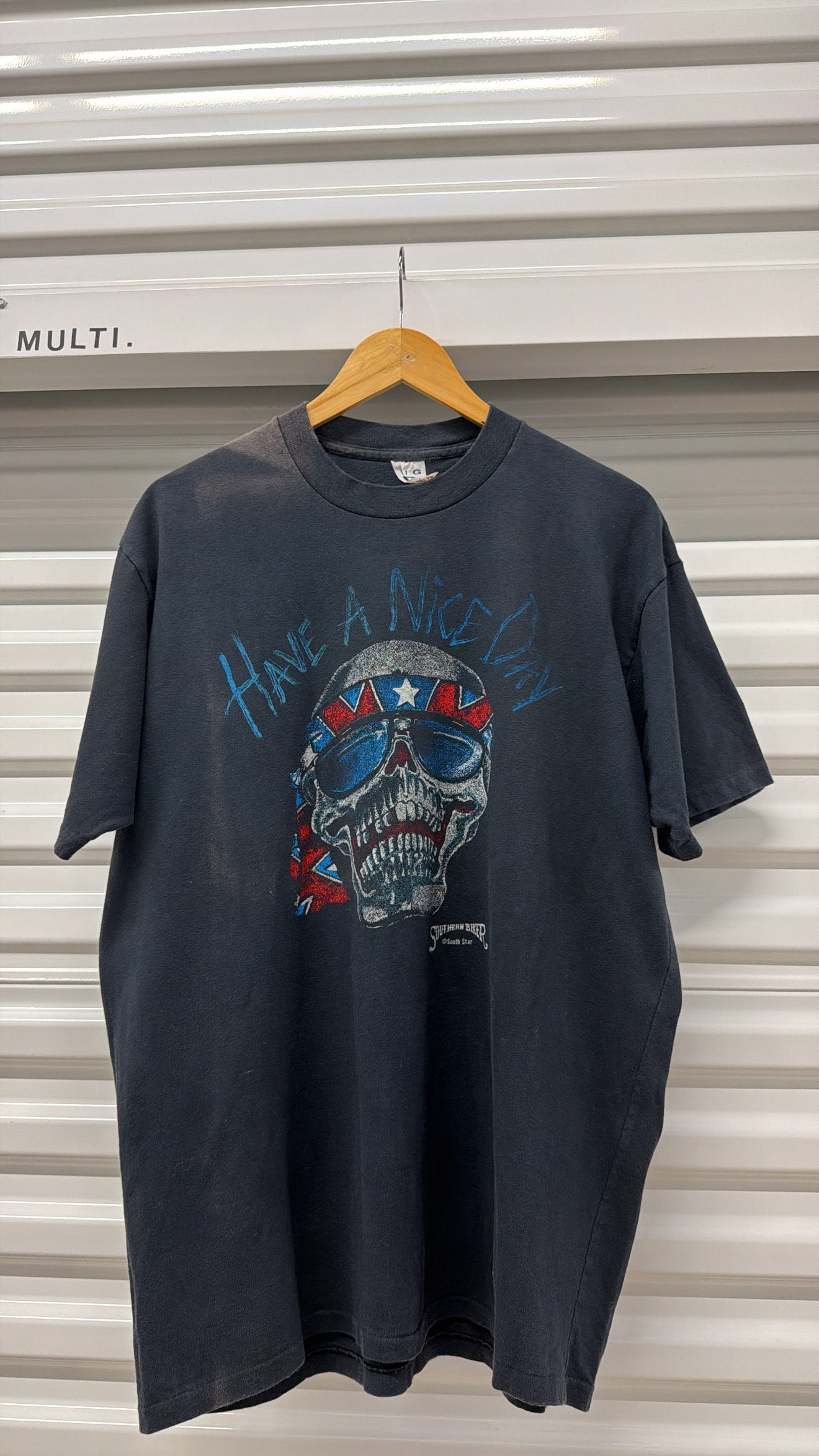 1990’s Southern Biker “Have A Nice Day” Shirt (XL)