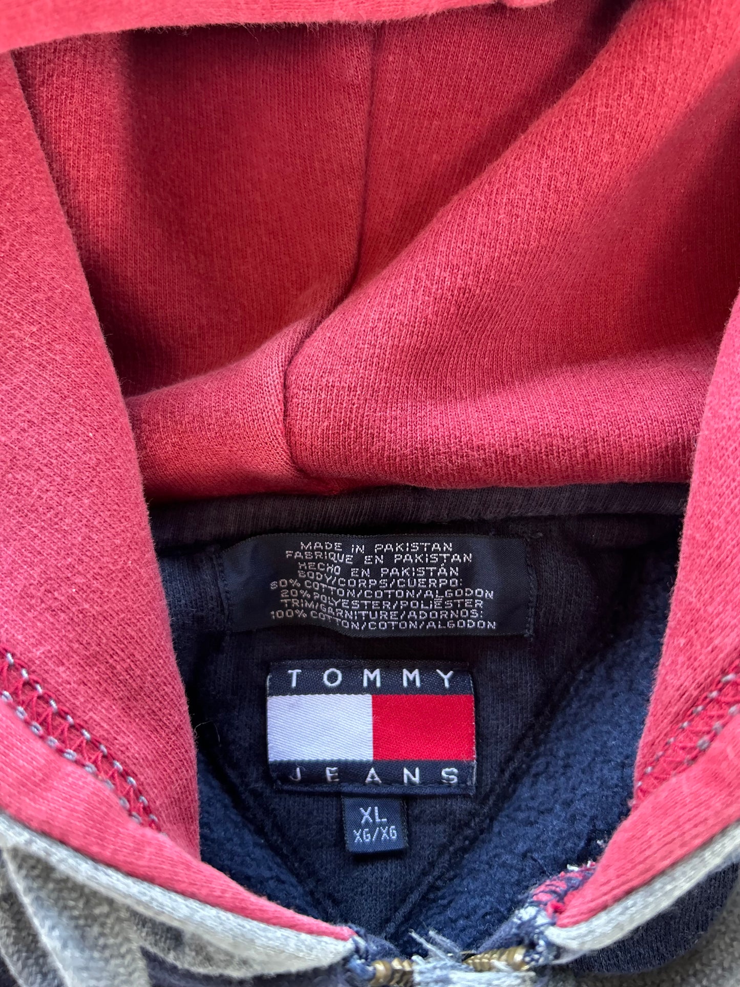 2000’s Tommy Hilfiger Denim Zip-Up Hoodie (X-Large)