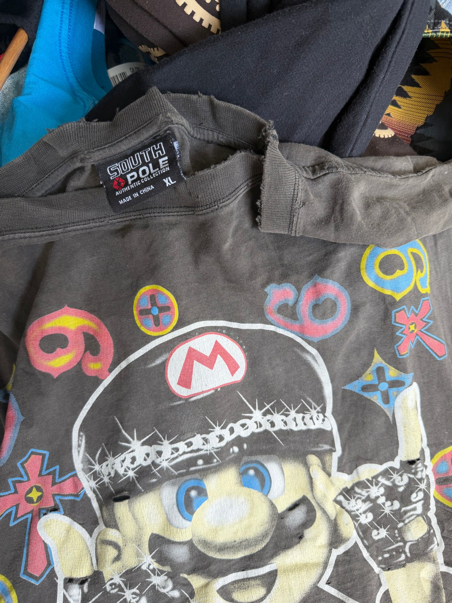 00s SouthPole “Hood Mario” Grail T-Shirt (X-Large)