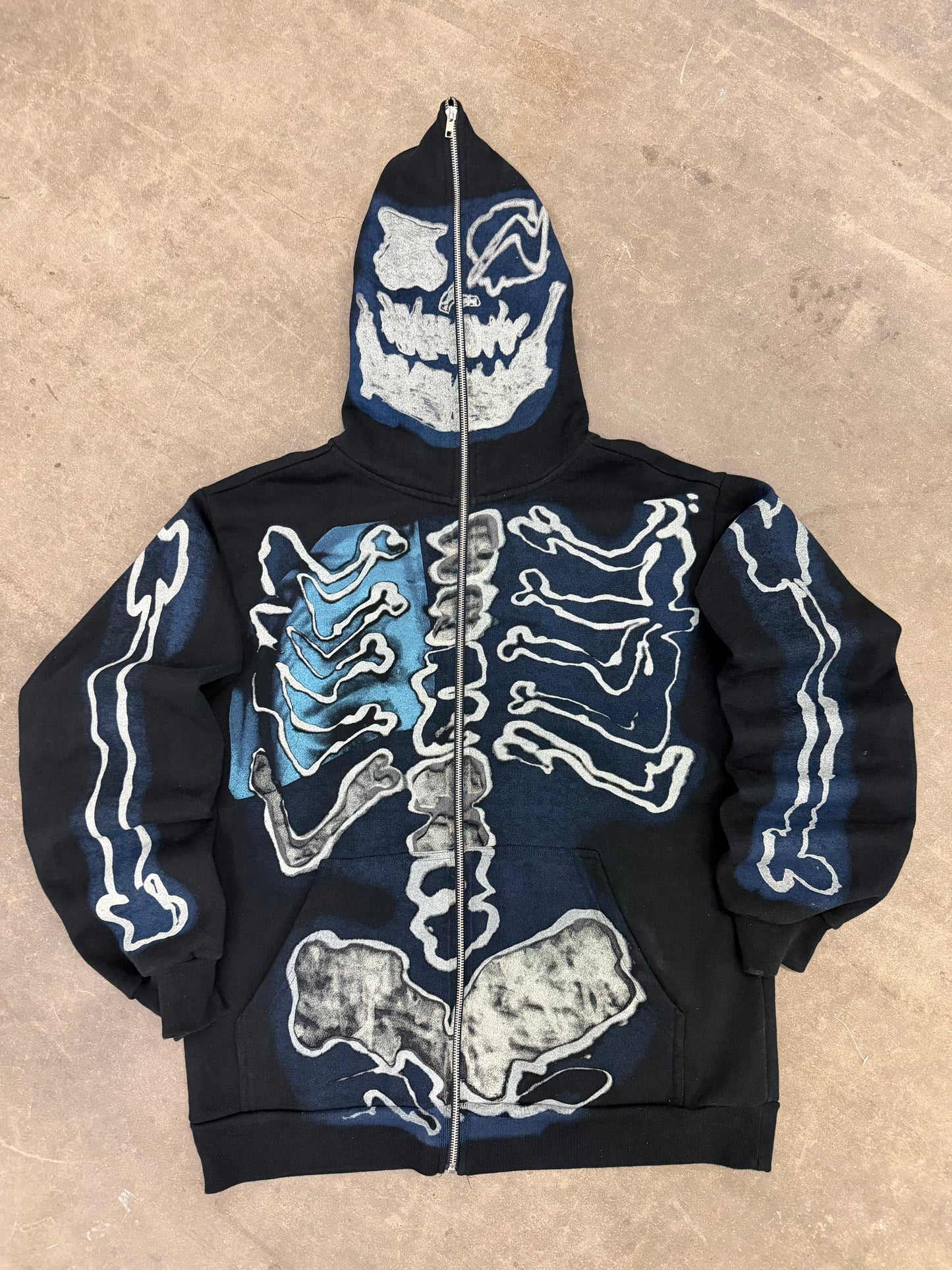 Cactus Jack Travis Scott Skeleton AOP Hoodie (Large)