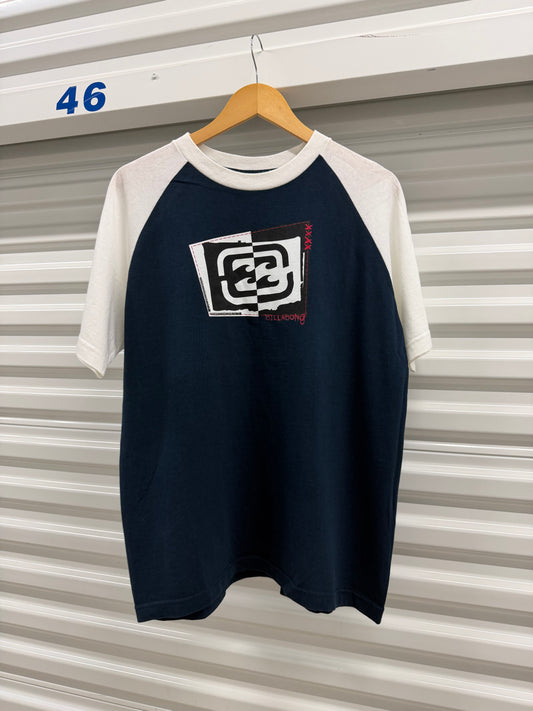 00’s Billabong Two-Tone Surf Tee (Medium)