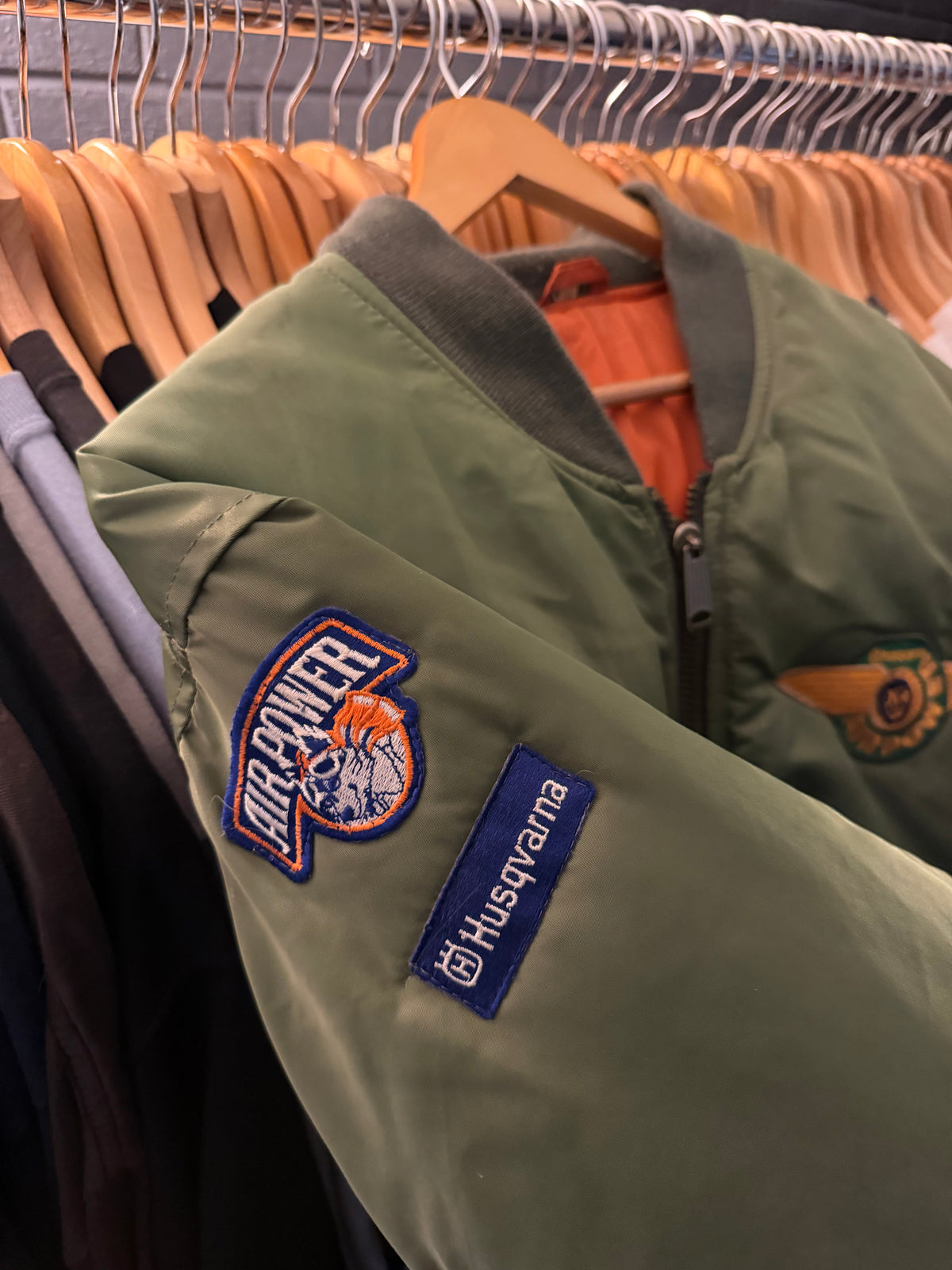 70’s Air Power Hasqvarna Bomber Jacket (M)