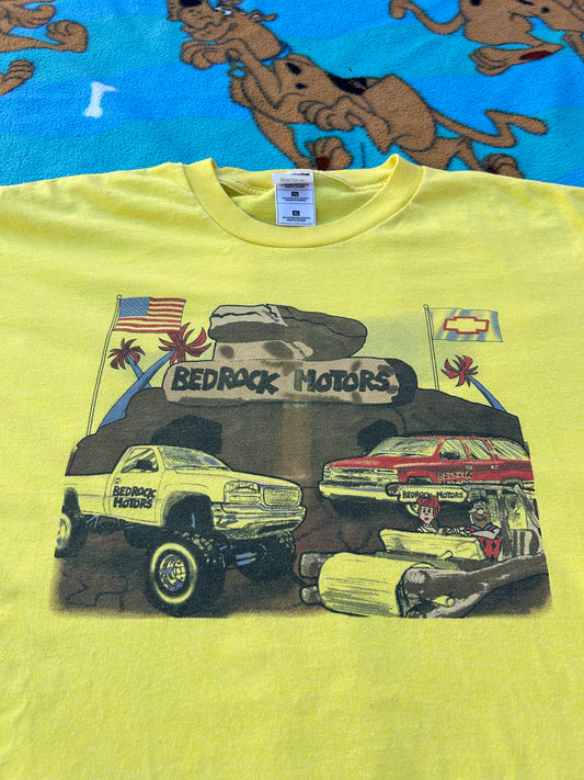 Vintage Flintstones Bedrock Motors Tee (X-Large)