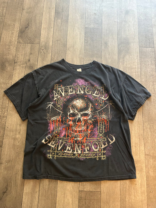 2009 Avenged SevenFold Band Tee (X-Large)